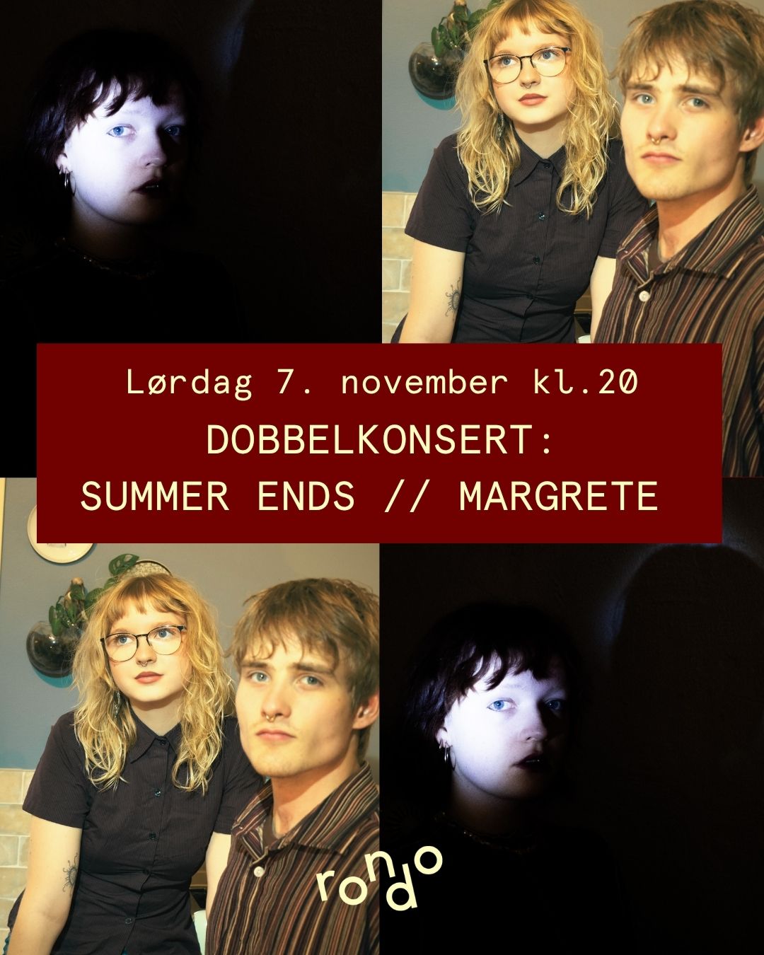 Dobbelkonsert: Margrete // Summer Ends